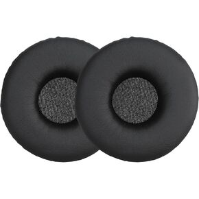 kwmobile Ear Pads Compatible with Sony MDR-XB450AP / XB550 / XB650 Earpads - 2X Replacement for Headphones - Black