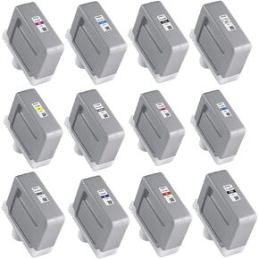 Canon PFI-1300 330ml Pigment Ink Tank for imagePROGRAF Large Format Printers - Includes Matte/Photo Black, Cyan, Magenta, Yellow, Photo Cyan, Photo Magenta, Gray, Photo Gray, Red, Blue, Chroma Opt