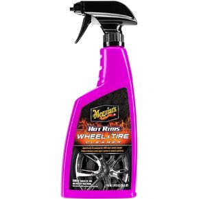 Meguiar's Hot Rims Black Wheel Cleaner - Powerful Formula to Easily Remove Stubborn Brake Dust & Tough Grime - 24 Oz