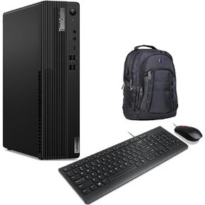 Lenovo ThinkCentre M75s Home & Business Desktop (AMD Ryzen 5 PRO 4650G 6-Core, Integrated Graphics, 64GB RAM, 1TB PCIe SSD, WiFi, Bluetooth, Win 10 Pro) with Premium Backpack