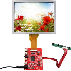 7 inch 1024x600 300nit TFT IPS LCD Screen 50 pins and Type C 2USB Controller Board,for DIY RPI Monitor/Sub Display Using