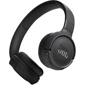 JBL Tune 520BT - Wireless On-Ear Headphones, Up to 57H battery life and speed charge, Lightweight, comfortable and foldable design, Hands-free calls with Voice Aware (Black) (Renewed)