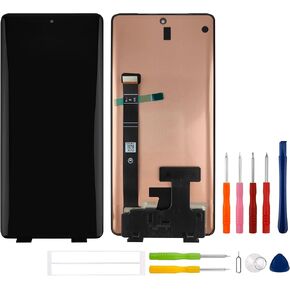LCD Display Compatible with Moto-rola Moto Edge+ 2023 Edge Plus 2023 & Edge 40 Pro [6.67"] Touch Screen Digitizer Assembly Replacement + Tools