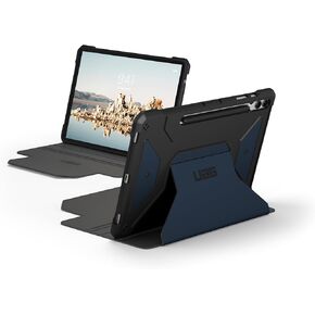 UAG Designed for Samsung Galaxy Tab S9 Plus Case 12.4" 2023 SM-X810 Metropolis SE Black, Multi-Angle Kickstand Folio with Auto Wake/Sleep & S Pen Holder Rugged Protective Cover by URBAN ARMOR GEAR