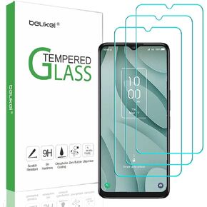 beukei (3 Pack) Compatible for TCL 40 XE 5G / TCL 40 XE Screen Protector Tempered Glass, (6.58 inch) Touch Sensitive,Case Friendly, 9H Hardness