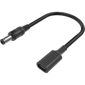 (3Pack 1Ft) USB C to DC 5.5mm x 2.1mm Adapter Cable, 15w 5V Type C Cable Straight Female to Male Universal Extension Cables for Webcam Router, Camera, Mini Fan, DVR, Scanner