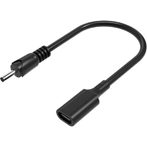 1Ft 3.5mm x 1.35mm USB C to DC Adapter Cable, PD 15W 5V Type C Female to DC Power Charger Converter Cable for Webcam Router, Camera, Mini Fan, DVR, Scanner, 3Pack