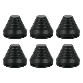 uxcell 6 Pcs Tower Shaped Grommet 90mm 3.54 Inch Drill Hole, Rubber Plugs Hole Grommets Protection Gasket Kit for Wire Cable Cord