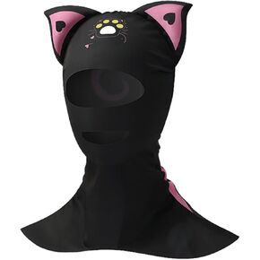Sun Protection Women’s Balaclava Full Face Cover UV Protection Cover Face Kini for Diving Hiking Outdoor Sports in Summer Purple