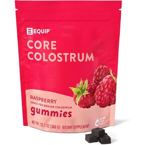 Equip Foods Core Colostrum - 100% Grass Fed Colostrum Powder 3,000mg - Gut Health Bloating, Immunity, Recovery - Lactoferrin Supplements - Gluten-Free, Non-GMO, Keto Friendly Colostrum Supplement