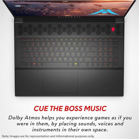 كمبيوتر محمول Alienware M18 للألعاب، AMD Ryzen 9 7845HX، ذاكرة وصول عشوائي DDR5 سعة 32 جيجابايت، محرك أقراص SSD سعة 2 تيرابايت، NVIDIA GeForce RTX 4070، شاشة 18 FHD+، لوحة مفاتيح بإضاءة خلفية، Windows 11 Pro، Dark Metallic Moon، أسود in Kuwait