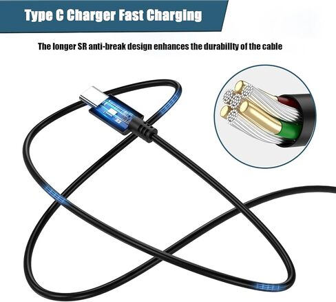 45W USB C Type C Laptop Charger Compatible with HP, Dell, Lenovo, Acer, Asus, Samsung, Google Fast Charging Chromebook Charger AC Adapter Power Cord Supply in Saudi Arabia
