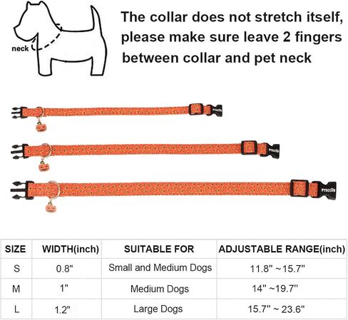 PTDECOR Christmas Dog Collar Adjustable Red Green Dog Collars Santa Box Dog Collars Christmas Collars for Large Dogs Pets (Christmas, Large) in Saudi Arabia