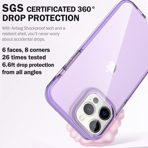 ArtsEvo Designed for iPhone 16 Pro Max Case, 6.6ft Drop Protection, Full Body Screen Camera Protective Phone Case, Cherry Pink in Saudi Arabia