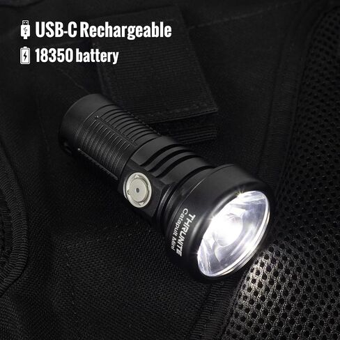 ThruNite Catapult Mini, Max 598 Meters Throw 680 Lumens LED Flashlight USB-C Rechargeable Handheld EDC Flashlights Searchlight Cool White in Saudi Arabia