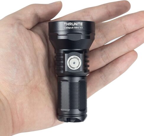 ThruNite Catapult Mini, Max 598 Meters Throw 680 Lumens LED Flashlight USB-C Rechargeable Handheld EDC Flashlights Searchlight Cool White in Kuwait