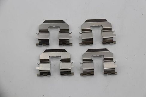 HYFTJYZ Front Ceramic Disc Brake Pads For 2000-2006 Nissan Sentra - 1989-1998 240SX - 1990-1992 Stanza - 1991-1993 INFINITI G20 Axxess with Hardware Kits 4PCS (HZ-462) in Kuwait