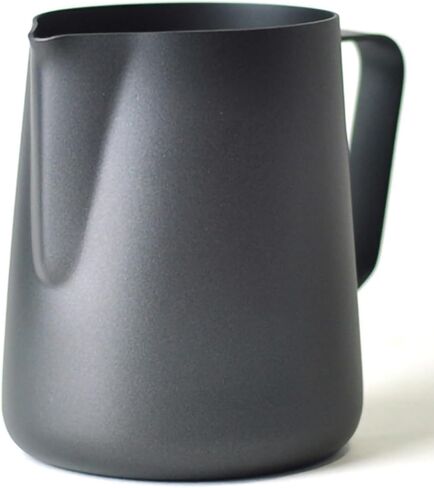 Milk Frothing Pitcher Stainless Steel Espresso Steaming Pitchers, Coffee Milk Frother Jug Cup for Espresso Machines Cappuccino Latte Art (Silver, 5 OZ / 150ML) in Saudi Arabia