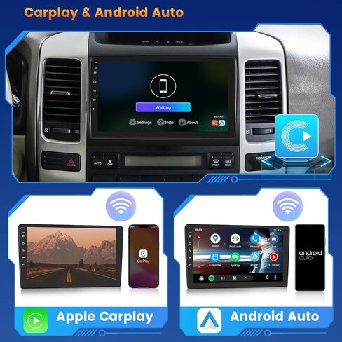 2+64 جيجابايت Inefala لسيارة Mazda CX9 2007-2015 Android 13 ستيريو راديو السيارة مع CarPlay Android Auto، مجموعة ستيريو بشاشة لمس 10.1 بوصة مع WiFi FM/RDS GPS BT SWC USBBackup Camera MIC in Saudi Arabia