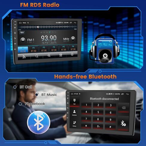 2+64 جيجابايت Inefala لسيارة Mazda CX9 2007-2015 Android 13 ستيريو راديو السيارة مع CarPlay Android Auto، مجموعة ستيريو بشاشة لمس 10.1 بوصة مع WiFi FM/RDS GPS BT SWC USBBackup Camera MIC in Saudi Arabia