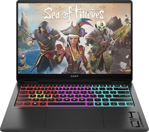 كمبيوتر محمول HP OMEN Transcend للألعاب مقاس 14.0 بوصة 120 هرتز OLED 2.8K (Intel Ultra 7-155H، GeForce RTX 4060 8GB، 16GB LPDDR5X، 2TB SSD، RGB KYB، Thunderbolt 4، WiFi 6E، Win 11 Home) مع موسع منفذ USB DKZ in Saudi Arabia