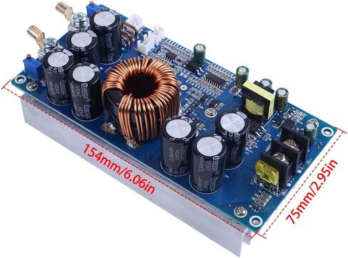 DONGKER محول فرق الجهد، 30A 800W DC-DC الجهد المنظم محول المجلس 12V 24V 36V 48V DIY in Saudi Arabia