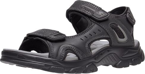 صنادل جلدية للرجال من CAMEL CROWN للتنزه في الهواء الطلق ورياضات الشاطئ المائية صنادل رجالي للصيف مع أشرطة مفتوحة عند الأصابع قابلة للتعديل in Kuwait