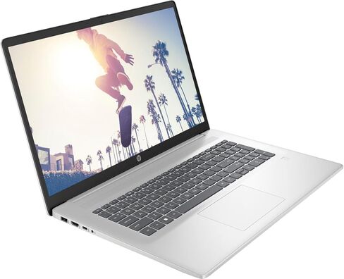 HP 17t Business Laptop 17.3" Touchscreen Brightview HD+ Display (Intel i7-1355U, 64GB RAM, 2TB PCIe SSD, Intel Iris Xe, Backlit KYB, Fingerprint, WiFi 6, HD Webcam, Win 11 Pro) w/DKZ USB Port Expander in Saudi Arabia