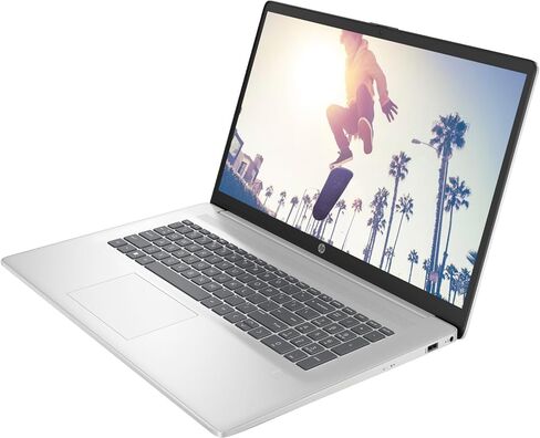 HP 17t Business Laptop 17.3" Touchscreen Brightview HD+ Display (Intel i7-1355U, 64GB RAM, 2TB PCIe SSD, Intel Iris Xe, Backlit KYB, Fingerprint, WiFi 6, HD Webcam, Win 11 Pro) w/DKZ USB Port Expander in Saudi Arabia