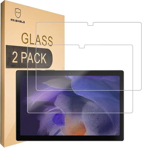 Mr.Shield [عبوتان] مصمم لهاتف Samsung Galaxy Tab A8 10.5 (2021) [زجاج مقسى] واقي شاشة مع استبدال مدى الحياة in Saudi Arabia