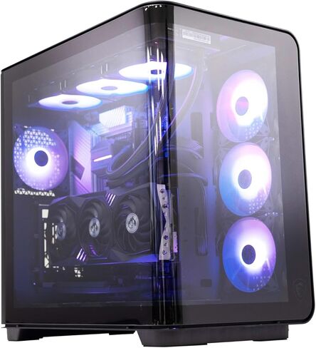 كمبيوتر الألعاب MSI Vision Elite RS: Intel Core i9-14900KF، Geforce RTX 4080 Super، 32 جيجابايت DDR5، 2 تيرابايت M.2 NVMe SSD، تبريد سائل، USB Type C، VR-Ready، Window 11 Pro: 14NUG9-831US in Kuwait