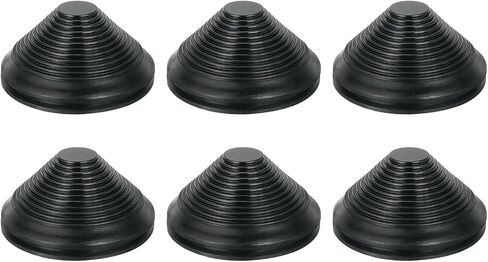 uxcell 6 Pcs Tower Shaped Grommet 90mm 3.54 Inch Drill Hole, Rubber Plugs Hole Grommets Protection Gasket Kit for Wire Cable Cord in Saudi Arabia