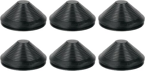 uxcell 6 Pcs Tower Shaped Grommet 90mm 3.54 Inch Drill Hole, Rubber Plugs Hole Grommets Protection Gasket Kit for Wire Cable Cord in Saudi Arabia