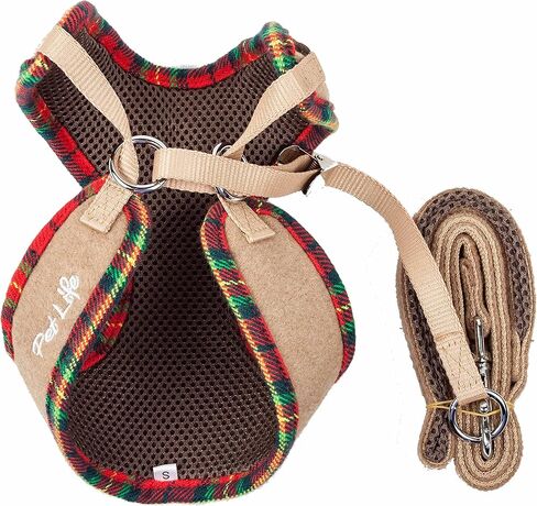 Pet Life ® Luxe Collection Dapperbone 2-in-1 Adjustable Fashion Dog Harness and Leash with Dog Bowtie by Collar - Pet Harness with Reversible Breathable Mesh and Alloy Dog Leash attachments in Saudi Arabia