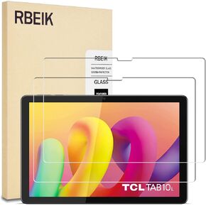 2PACK 9H Hardness Tempered Glass Screen Protector for TCL Tab 10 5G/ TCL Tab 10S 5G 10.1" Tablet