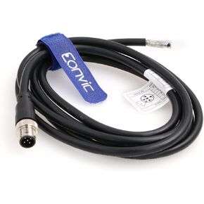 Eonvic Industrial M12 5 Pin Male to Female Aviation Sensor Connector Electrical PVC Cable