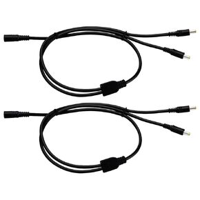 1to4/2pcs 5.5x2.5mm 12 volt, splitter, power splitter, Y-type power splitter for LED light bar, cctv surveillance camera, etc.