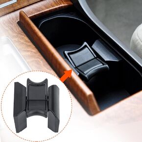 Cup Holder Insert Divider,Cup Holder Drink Holder Separator Center Console Compatible with 2002-2007 Toyota Highlander Replaces 41021 55604-48020