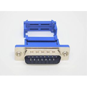 Pc Accessories - Connectors Pro 10-Pack 2.54mm 0.1" Pitch DB15 Male IDC Crimp Connector for Flat Ribbon Cable, D-sub 15 Pins