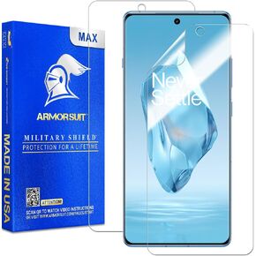 ArmorSuit 2 Pack for OnePlus 12R Screen Protector (6.78") Max Coverage MilitaryShield HD Clear Film - Made in USA