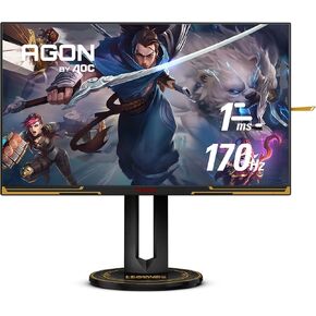 AOC Agon PRO AG275QXL 27" League of Legends Official Tournament Gaming Monitor, QHD 2K 170Hz 1ms, G-SYNC Compatible, Height-Adjustable, PS5 Xbox Switch