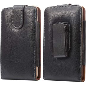 Vertical Leather Swivel Belt Clip Case Cell Phone Holster Pouch for Samsung Galaxy S23 S22 S21 S20 S10 S9 Note10 A10e / iPhone 15 14 13 12 11 Pro iPhone 11 XR/Google Pixel 8 / Nokia C01 Plus/LG K31
