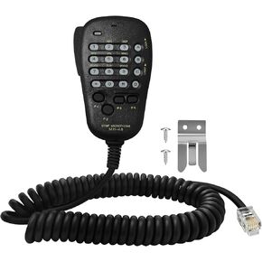 Akoree MH-48A6J 6 Pin Speaker Mic, MH-48 Handheld Microphone Speaker Compatible for Yaesu FT100D FT-7800R FT-7900R FT-8800R FT-8900R FT-1500 FT-8100 FT-8100M FT-8500 FTM-3200 FTM-3100 (1)