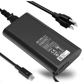 for DELL 130W Laptop Charger USB C DELL XPS 15 17 Charger 130W USB C Precision Charger Dell Precision Power Supply