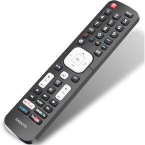 for Hisense Smart TV Remote EN2A27, Replacement Remote Control for Hisense Smart TV, for Hisense Android TV, for Hisense Google TV, LCD ULED OLED HD 4K UHD Smart TVs