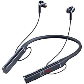 Bluetooth Neckband Headphone V5.1 Magnetic Earbuds with 100H Battery Life,Foldable Wireless Sport Earphones with Mic for Gym Running Driving,Noise-canceling Headset with TF Card Slot (720)