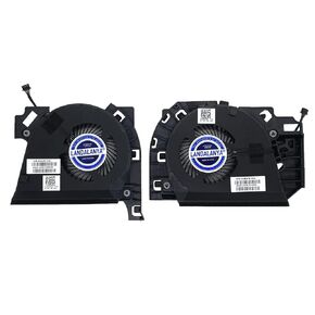Replacement New Laptop CPU and GPU Cooling Fan for HP Mobile Worstation ZBook 17 G3 Series 848377-001 848378-001 7J1850 7J18A0 DFS2004054M0T FGD9 DFS561405PL0T FGDN 5V 0.5A Fan