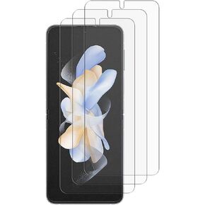 [3 Pack] for Samsung Galaxy Z Flip 4 5G Flexible Inner TPU Screen Protector Film, [High Definition] [Bubble Free] [Anti-scratch] [Anti-Fingerprint] [Full Coverage]