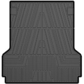 Mixsuper Truck Bed Mat Compatible with 2022-2023 Ford Maverick All Weather Pickup Truck Rugged Bed Liner TPE Durable Odorless Black