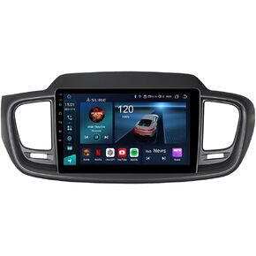 ASURE 10.1 inch Car Stereo Radio for Kia Sorento MK3 2015-2020 Upgrade,8Core 4G+64G Android Car in-Dash GPS Navigation Unit 1280x720 Touchscreen Multimedia Player with Wireless Carplay,Android Auto